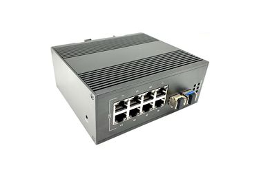 Industrielle des Ethernet-Schalter-8 Wechselstrom-Input-Unterstützung im Freien PoE+ Hafen POE-PSE 220v