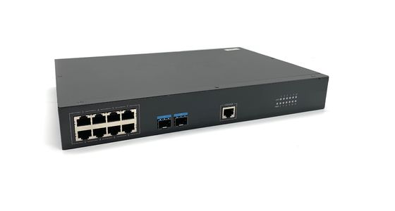 19 Gestell-Berg-Ethernet-Schalter überlagern des Zoll-240VAC 128Gbps 2 8+2 SFP+ MSG8208