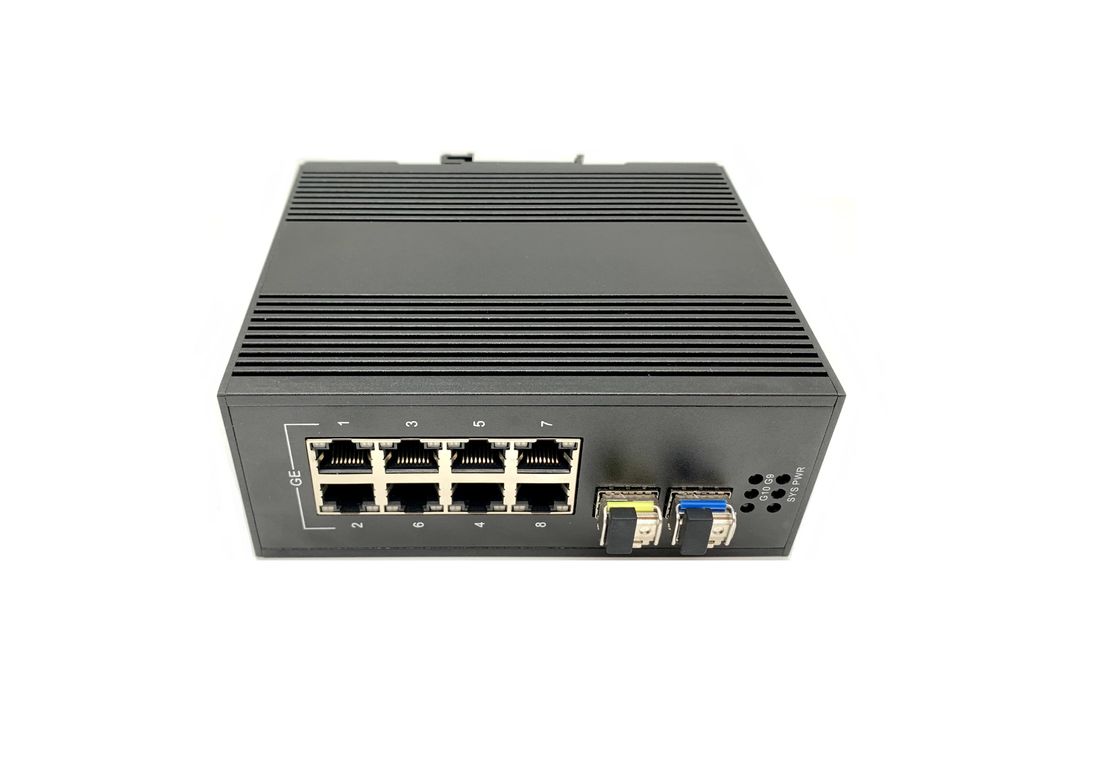 Gigabit gehandhabter industrieller Ethernet-Schalter, industrieller Hafen PoE-Schalter-8