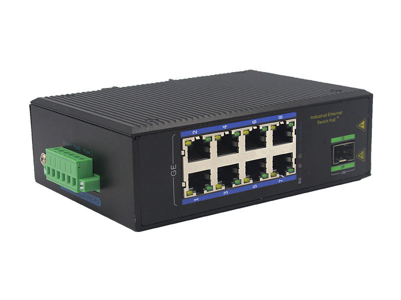 Industrieller Ethernet-Schalter IP40 MSG1108P 100Base-T RJ45 1000M PoE