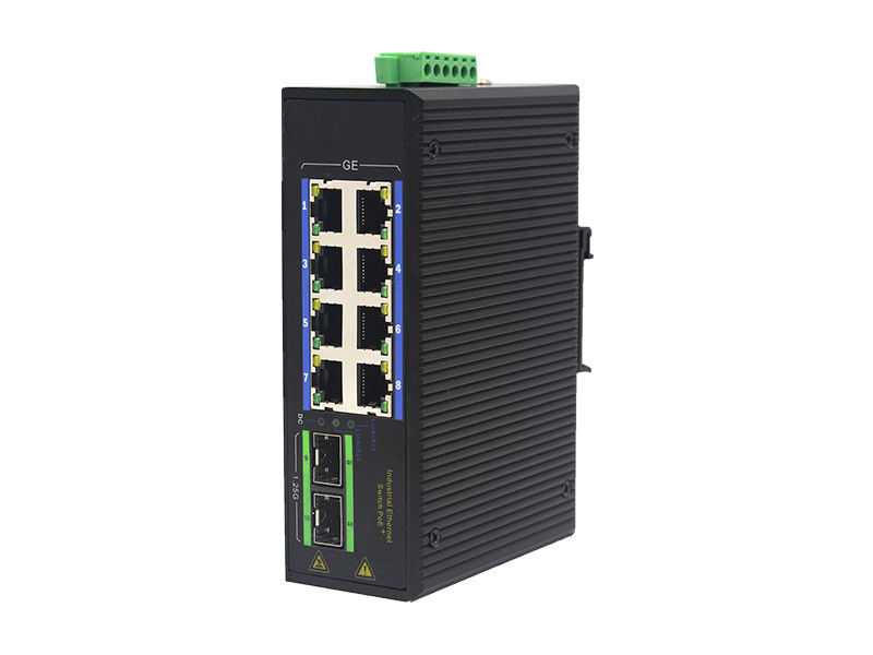 Industrieller Ethernet-Schalter 3W MSG1208P 100Base-T RJ45 1000M PoE