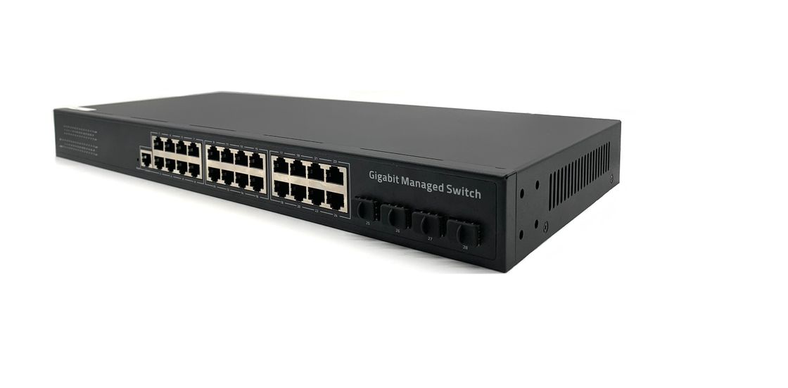 4 SFP Betriebswirtschaftslehre-Ethernet-Schalter MSG8424 24 BaseTX POE PSE
