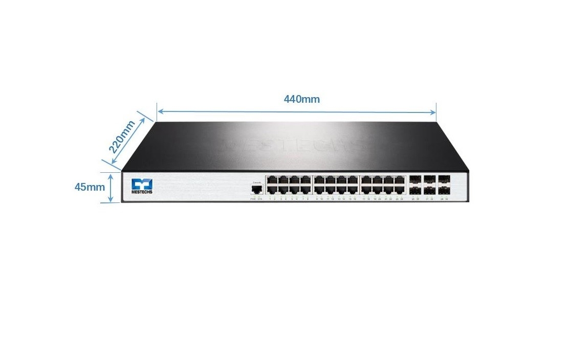 Ethernet-Schalter 24 x 10/100M des Management-L3/1000M/2.5G Häfen der Basis--t6 X 10G SFP